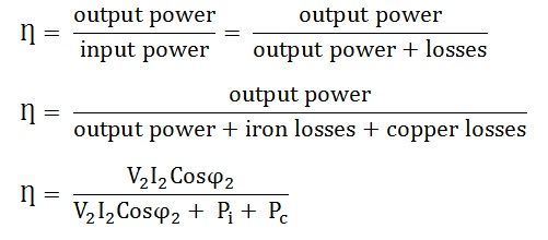 transformer power calculation formula