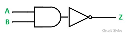 Not Gate Using Nand Gate Circuit Diagram