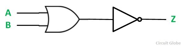 Nor Logic Gate Circuit Diagram