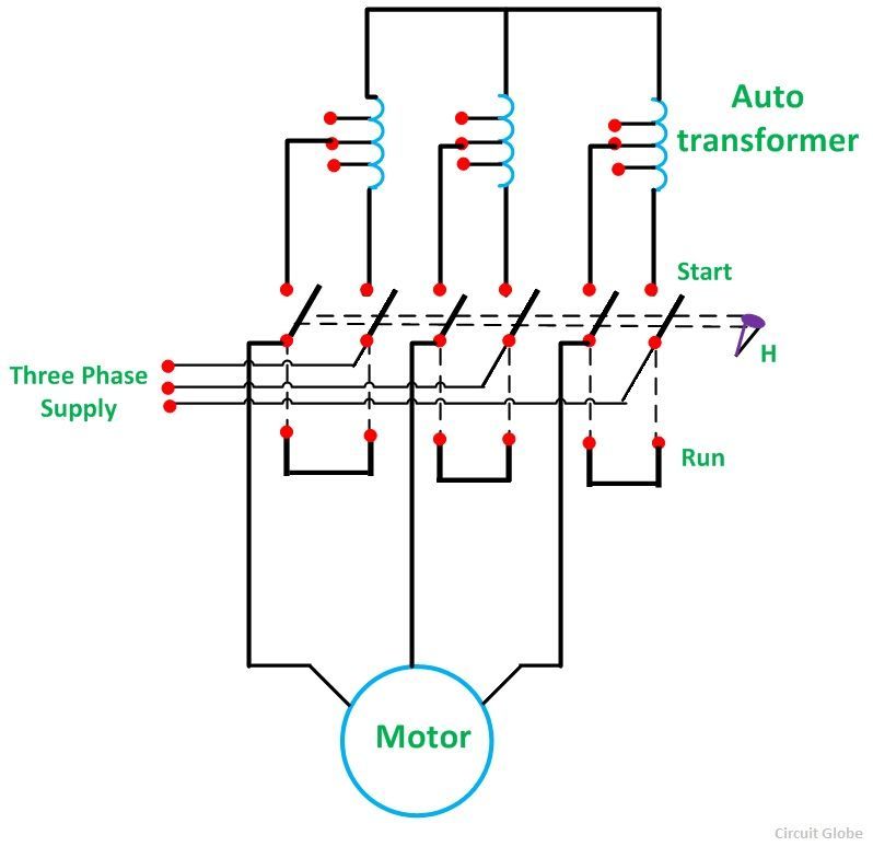 Autotransformer Starter - Circuit Globe