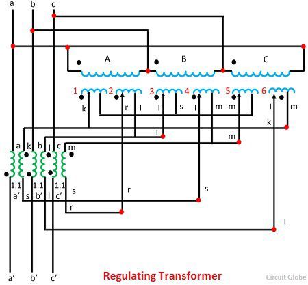 regulating transformer in power system