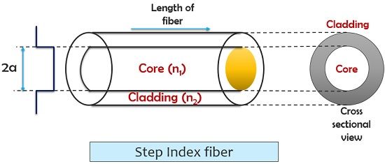 tep index fiber with cross sectional view